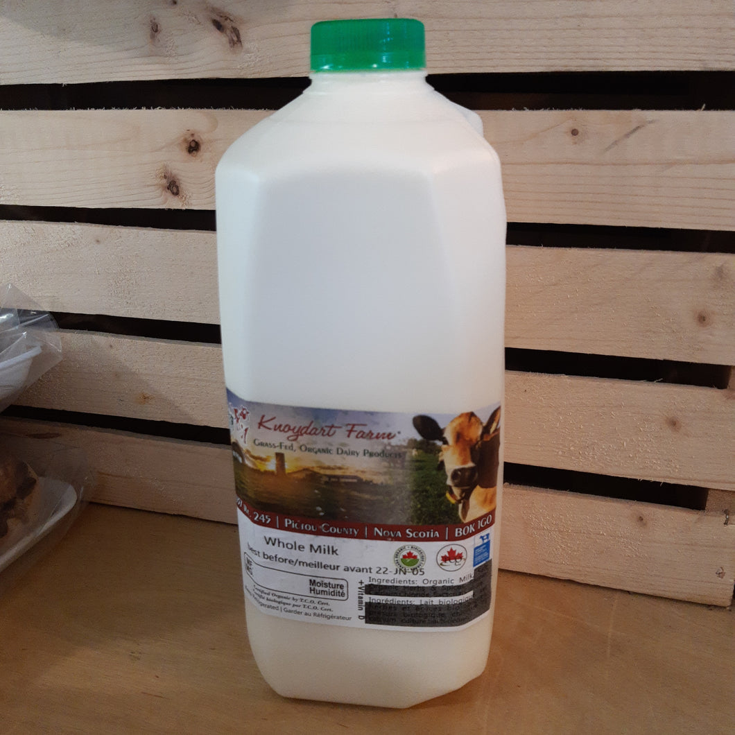 Knoydart whole organic milk