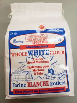 White unbleached Flour 5LB (2.27kg)