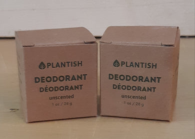 Plantish deodorant (unscented)