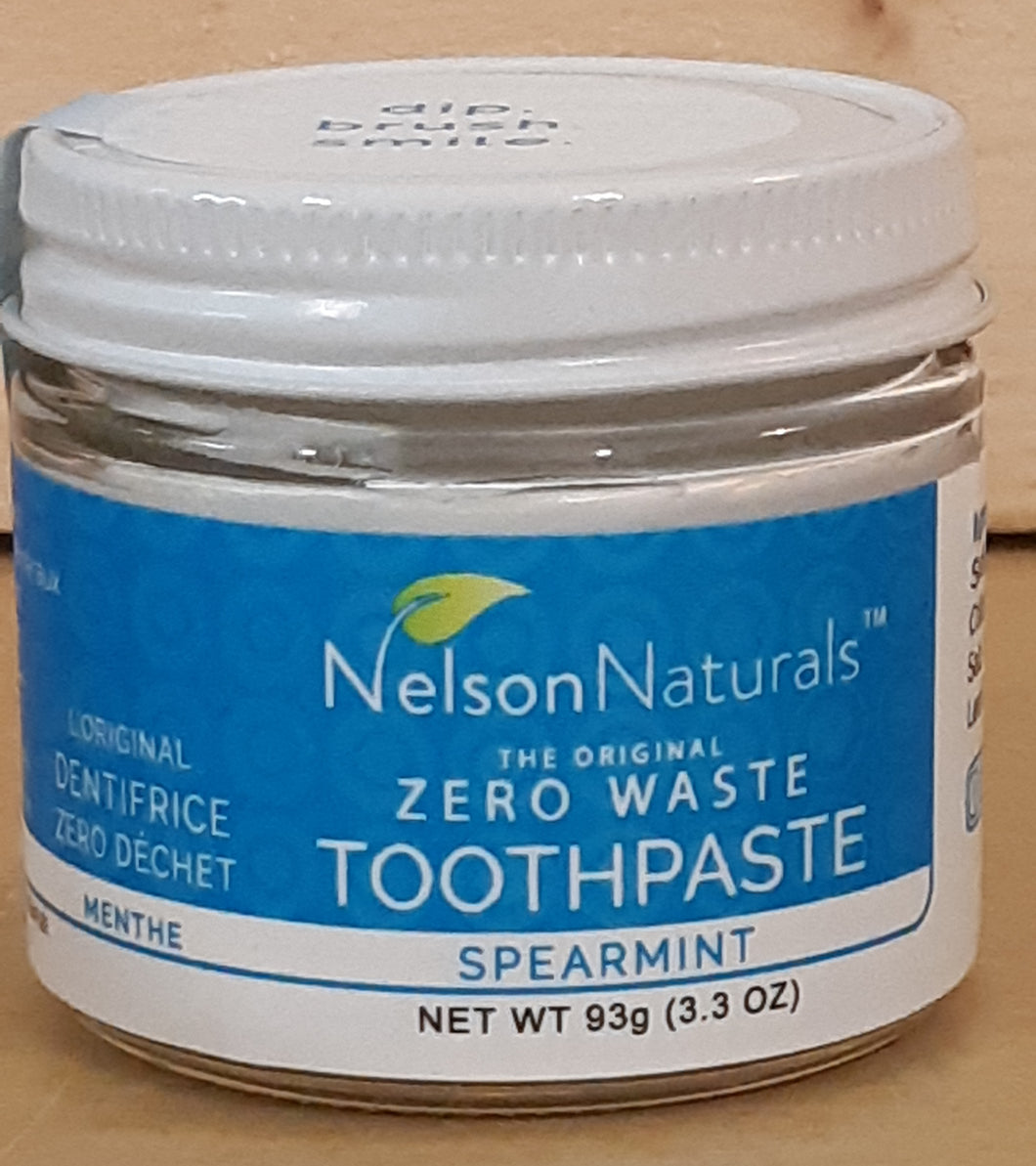 Zero waste toothpaste spearmint