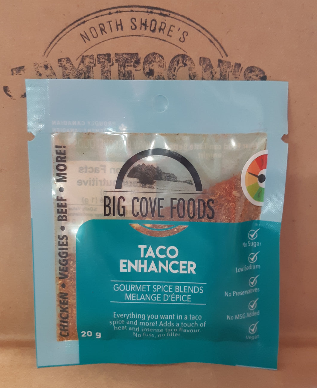 Taco Enhancer packet - Big Cove Foods 20g