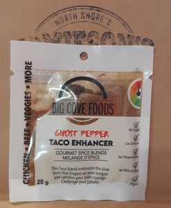 Ghost Pepper Taco Enhancer packet -Big Cove Foods 20g