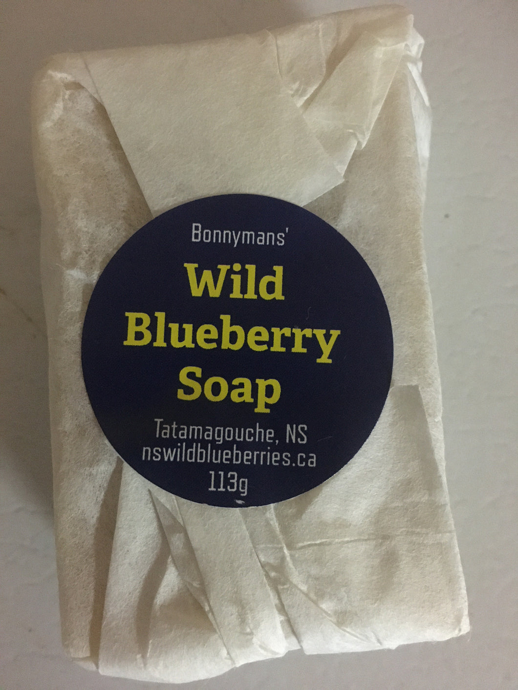 Wild Blueberry soap (with lavender & lemon)- Bonnyman's