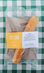 Popcorn- Corn in the cob.
