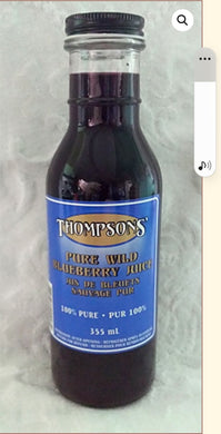 Pure Wild Blueberry Juice - Thompson Berries
